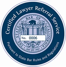 certified lawyer referral service badge