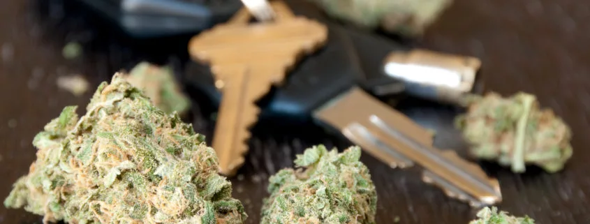 Marijuana with car keys